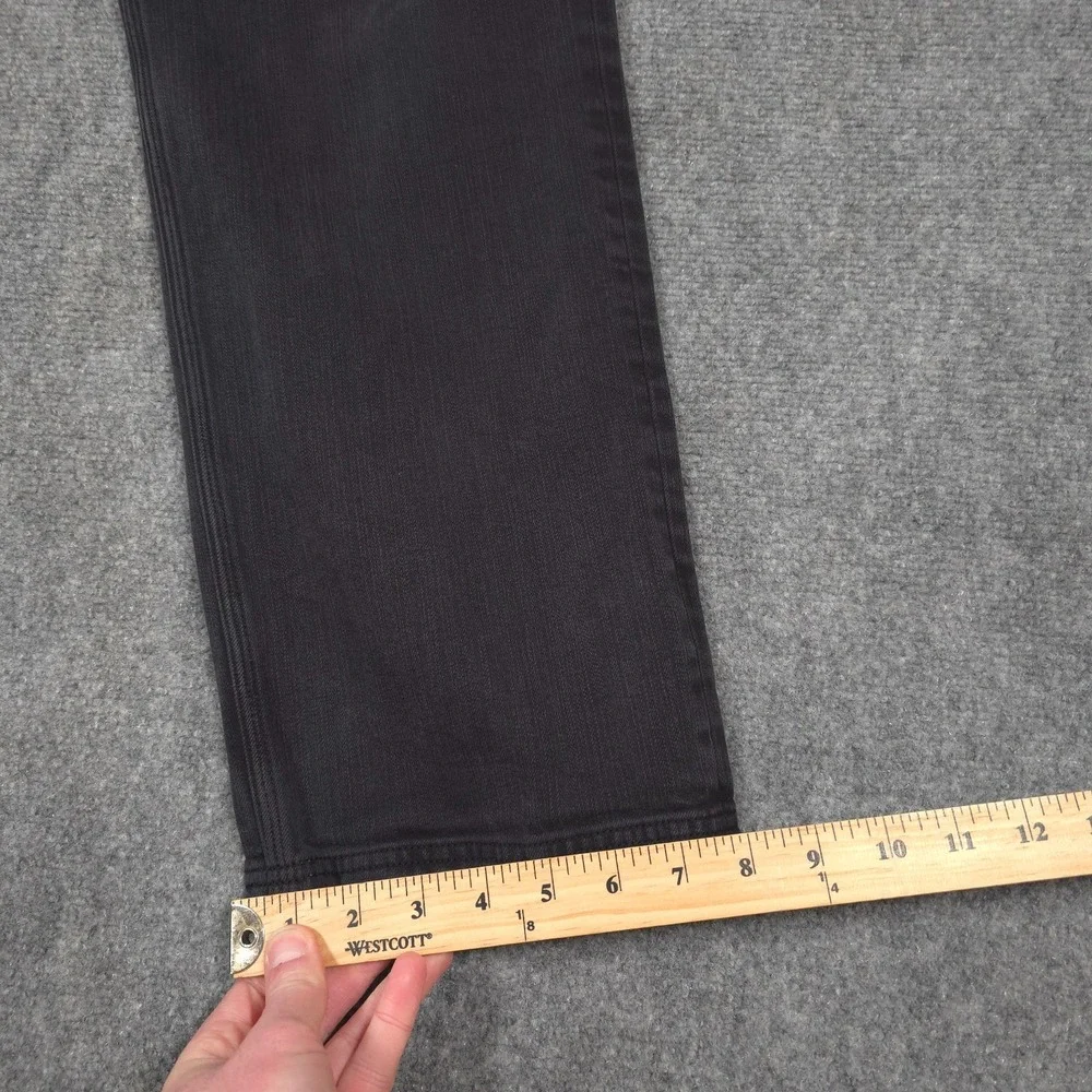 Duluth Trading Ballroom Double Flex Jeans Mens 34x29* Black Relaxed Fit READ